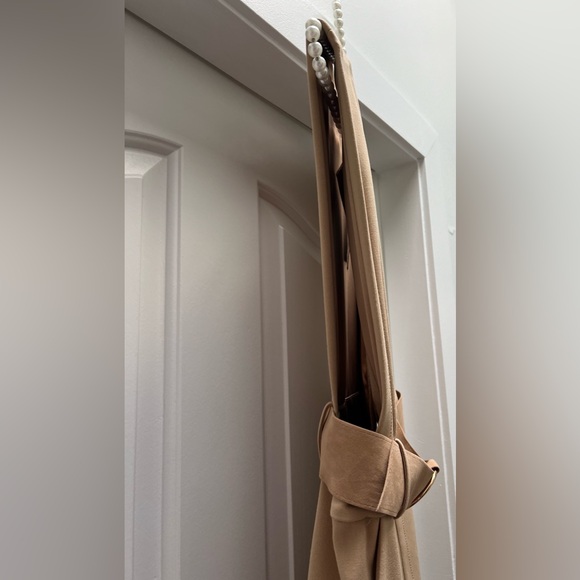 Ever New Womens Piper pinafore camel dress sz 8 - Picture 16 of 16